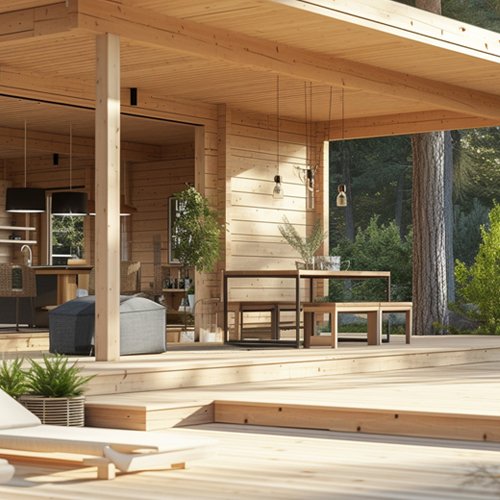 pergolato in legno